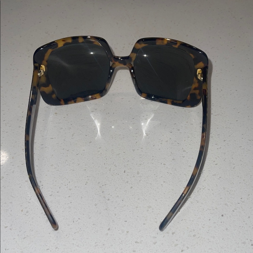 Coach Black and Gold Patterned Sunglasses - Picture 4 of 12